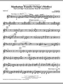 Manhattan Transfer Swings! (Medley) - Baritone Sax 