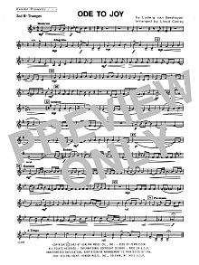 Ode To Joy - 2nd Bb Trumpet 