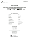 To Seek the Glorious - Conductor Score (Full Score)