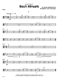 Bach Minuets - Viola