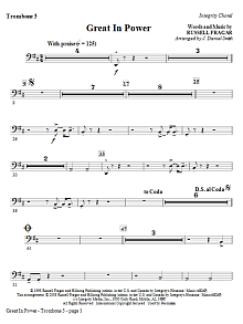 Great In Power - Trombone 3 
