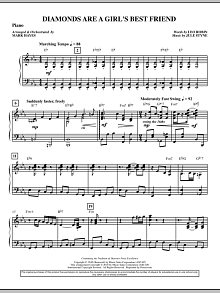 Diamonds Are A Girl's Best Friend - Piano or Harpsichord 