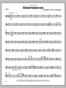 Greensleeves - Cello 