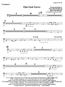 Our God Saves - Trombone 3 