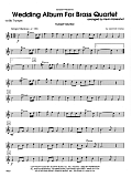 Wedding Album For Brass Quartet - 1st Bb Trumpet