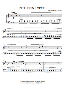 Prelude In E Minor, Op. 28, No. 4 