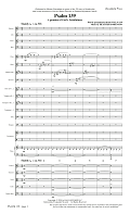 Psalm 139 (A Promise of God's Faithfulness) - Full Score