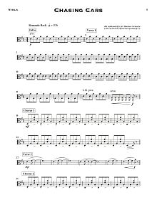 Chasing Cars (arr. Sasha Ivanov) - Viola 