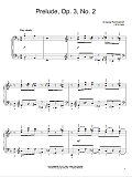 Prelude In C# Minor, Op. 3, No. 2