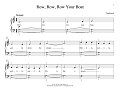 Row, Row, Row Your Boat (arr. Christopher Hussey)