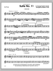 Suite No. 11 - Flute 3 