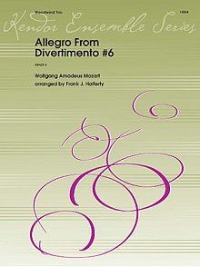 Allegro From Divertimento #6 (arr. Frank Halferty) - Full Score 