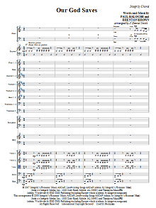 Our God Saves - Full Score 