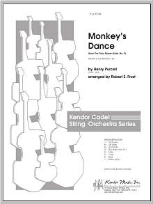 Monkey's Dance (from The Fairy Queen Suite, No. 2) - Full Score 