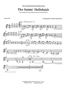 The Saints' Hallelujah - Horn in F 