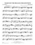 March Of The Belgian Parachutists - Bb Clarinet 2
