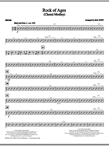 Rock Of Ages (Choral Medley) - Drums 