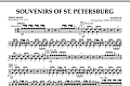 Souvenirs Of St. Petersburg - Percussion
