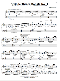Dreilide Thrace Sonata No. 1