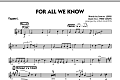 For All We Know - Trumpet 1