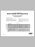 What Makes You Beautiful - Conductor Score (Full Score)