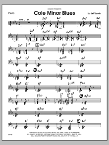 Cole Minor Blues - Piano 