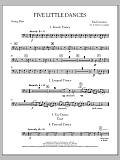Five Little Dances - String Bass
