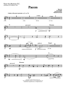 Pacem - Tenor Sax/BariTC (sub Tbn 1-2) 