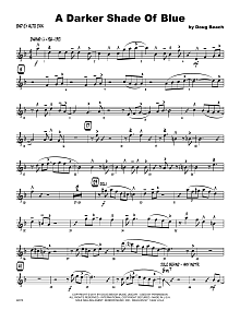 A Darker Shade Of Blue - 2nd Eb Alto Saxophone 