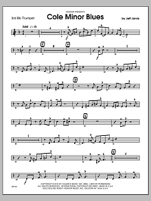 Cole Minor Blues - Trumpet 3 