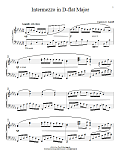 Intermezzo In D-Flat Major