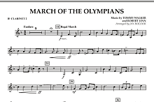March Of The Olympians - Bb Clarinet 2 
