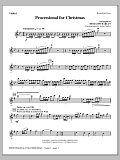 Processional For Christmas - Violin 1