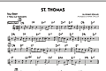 St. Thomas - C Solo Sheet