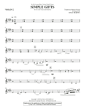Simple Gifts - Violin 2