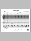 Autumn in Rome - Conductor Score (Full Score)
