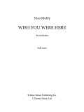 Wish You Were Here - Full Score