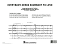 Everybody Needs Somebody to Love - Conductor Score (Full Score)