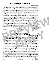 The March of the Resistance (from Star Wars: The Force Awakens) - Baritone T.C. 