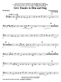 Give Thanks To Him And Sing - Double Bass