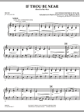 If Thou Be Near (Bist Du bei Mir) - Piano