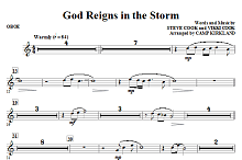 God Reigns In The Storm - Oboe 