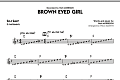 Brown Eyed Girl - Bb Solo Sheet