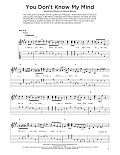 You Don't Know My Mind (arr. Fred Sokolow)