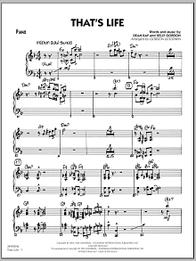 That's Life - Piano 