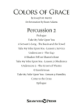 Colors of Grace - Lessons for Lent (New Edition) (Orchestra Accompaniment) - Percussion 2