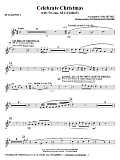 Celebrate Christmas (with O Come, All Ye Faithful) - Bb Clarinet 1
