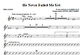 He Never Failed Me Yet (orch. Keith Christopher) - Percussion
