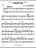 I Want It All (from "High School Musical 3") - Piano