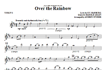 Over The Rainbow - Violin 1 